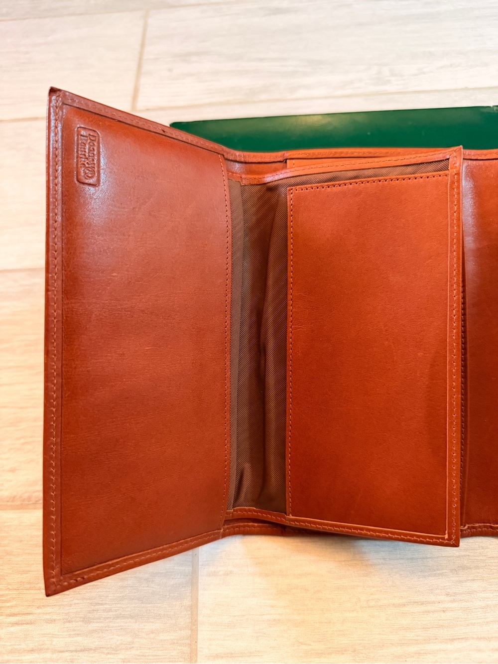 Dooney & Bourke Brown Leather Continental Wallet - Picture 4 of 5